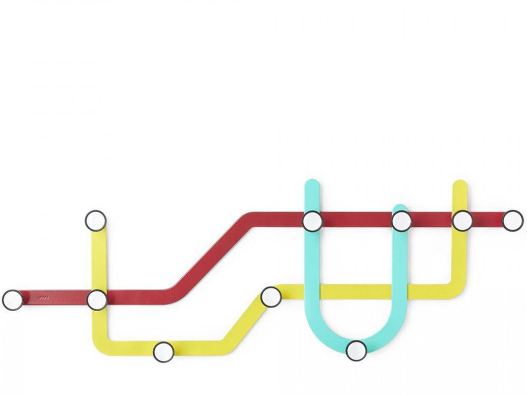 Patère ligne de métro cadeau ado garçon
