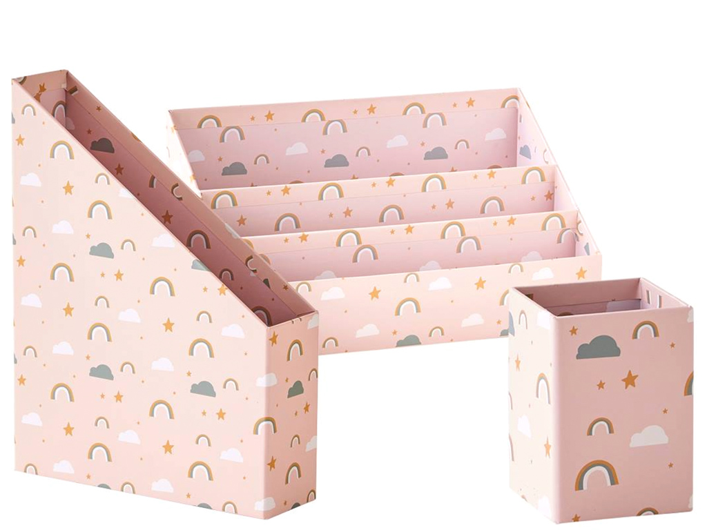 set de bureau arc en ciel cadeau fille ado