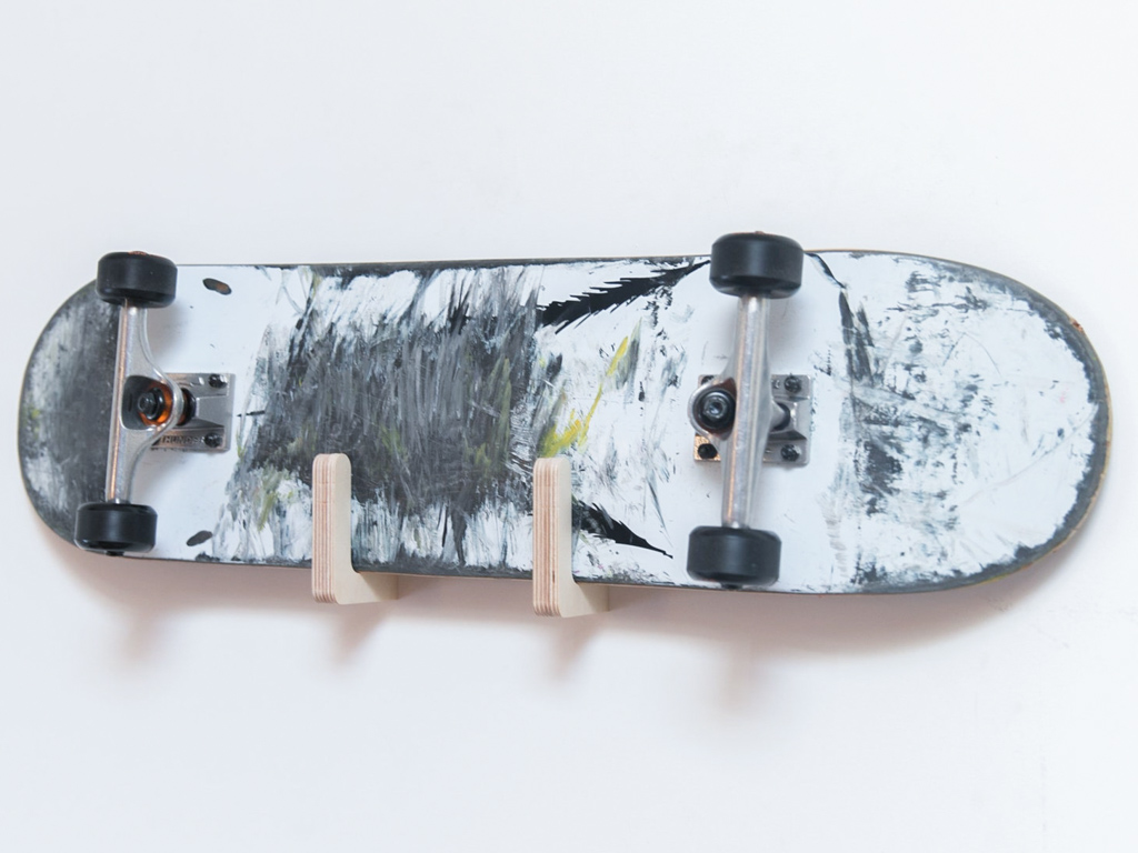 support mural pour skateboard