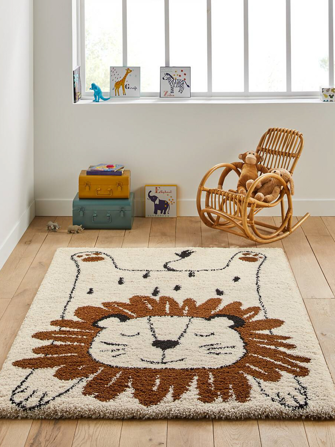 tapis lion enfant