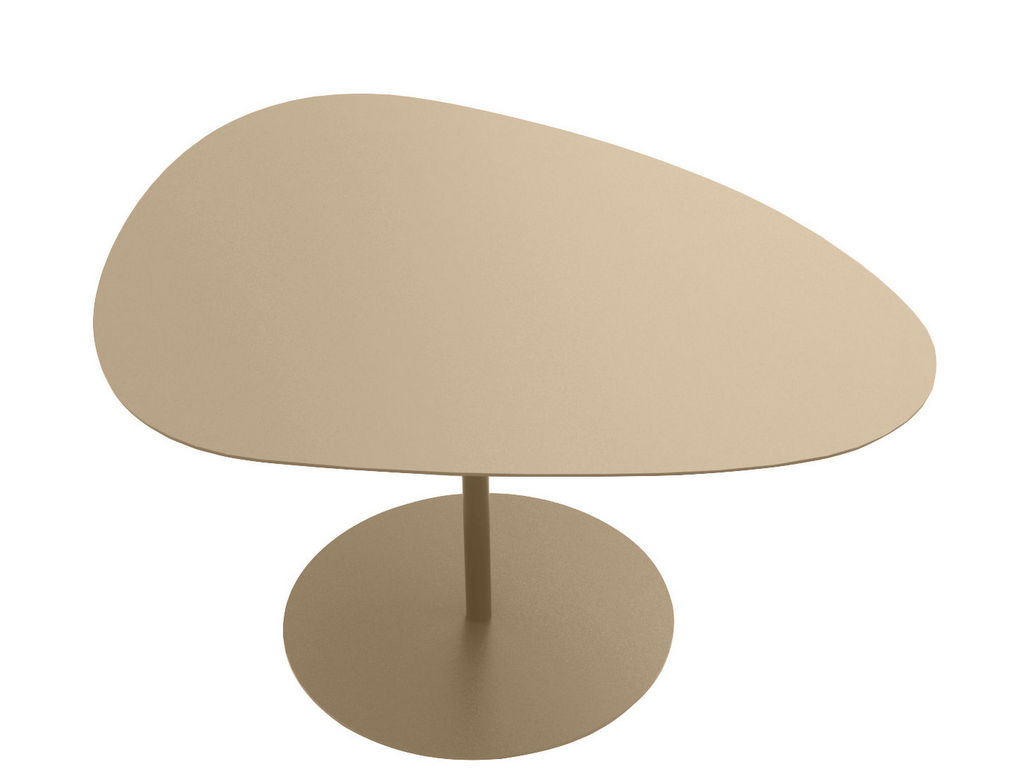 table basse de jardin beige