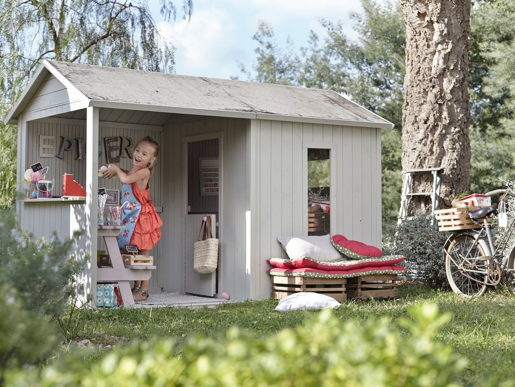 cabane de jardin enfant