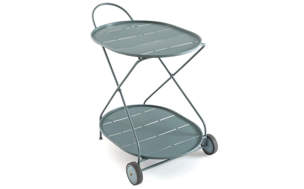 desserte de jardin métal vert