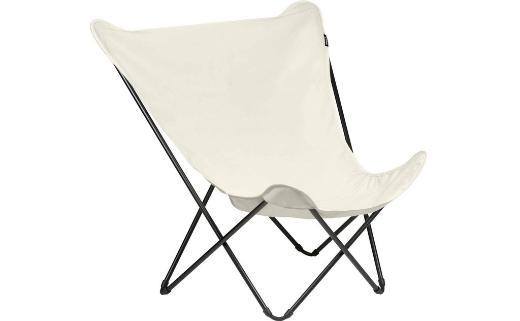 fauteuil papillon blanc écru