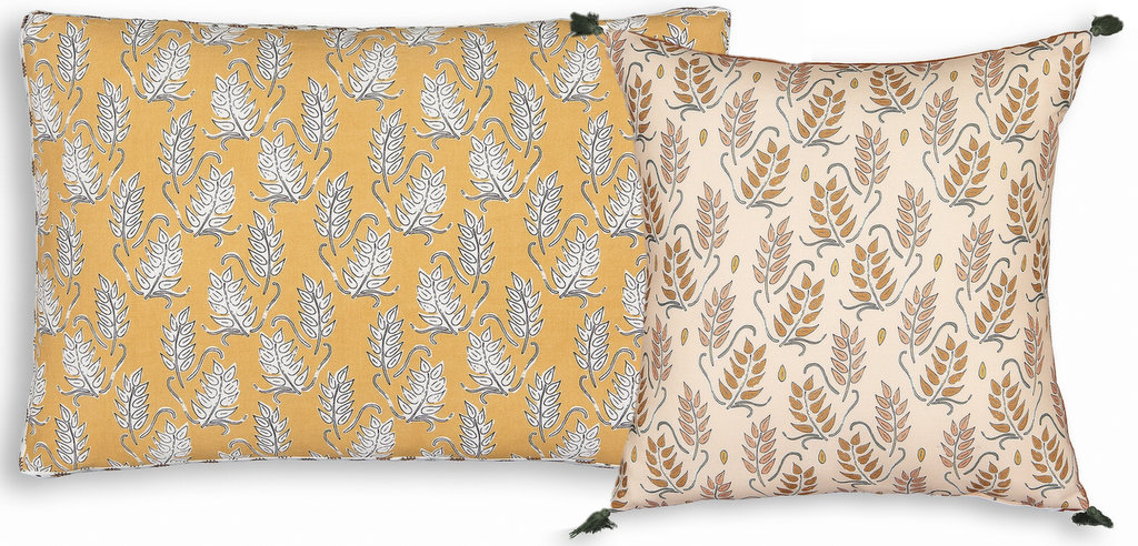 coussin fleuri campagne chic