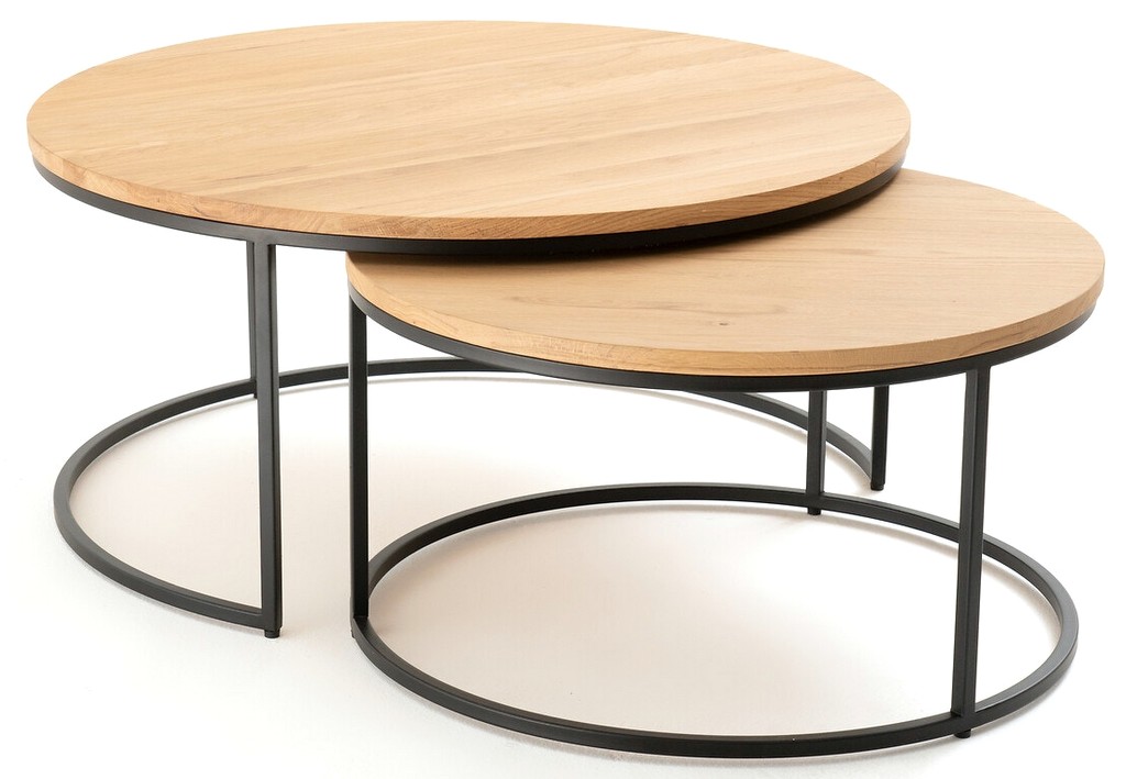 tables basses gigognes rondes