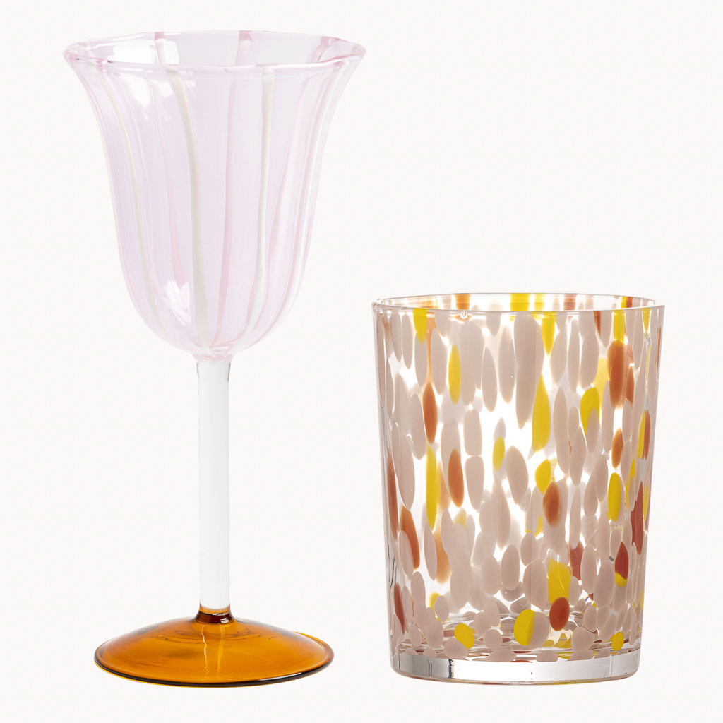 verres dépareillés