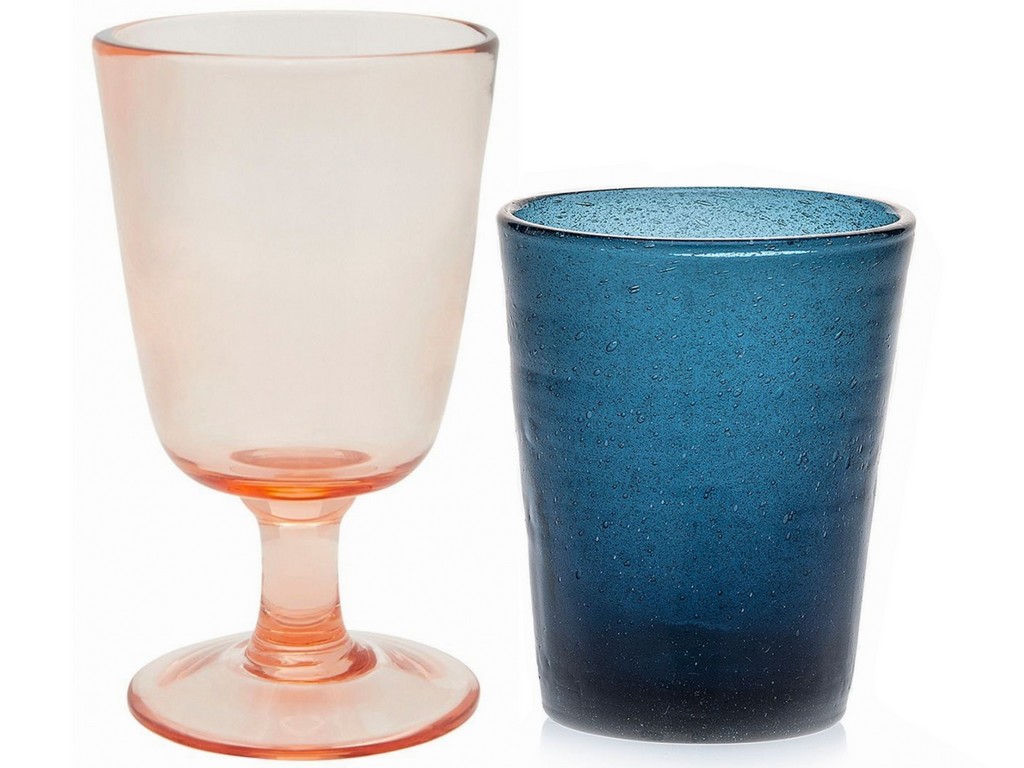 verres colorés