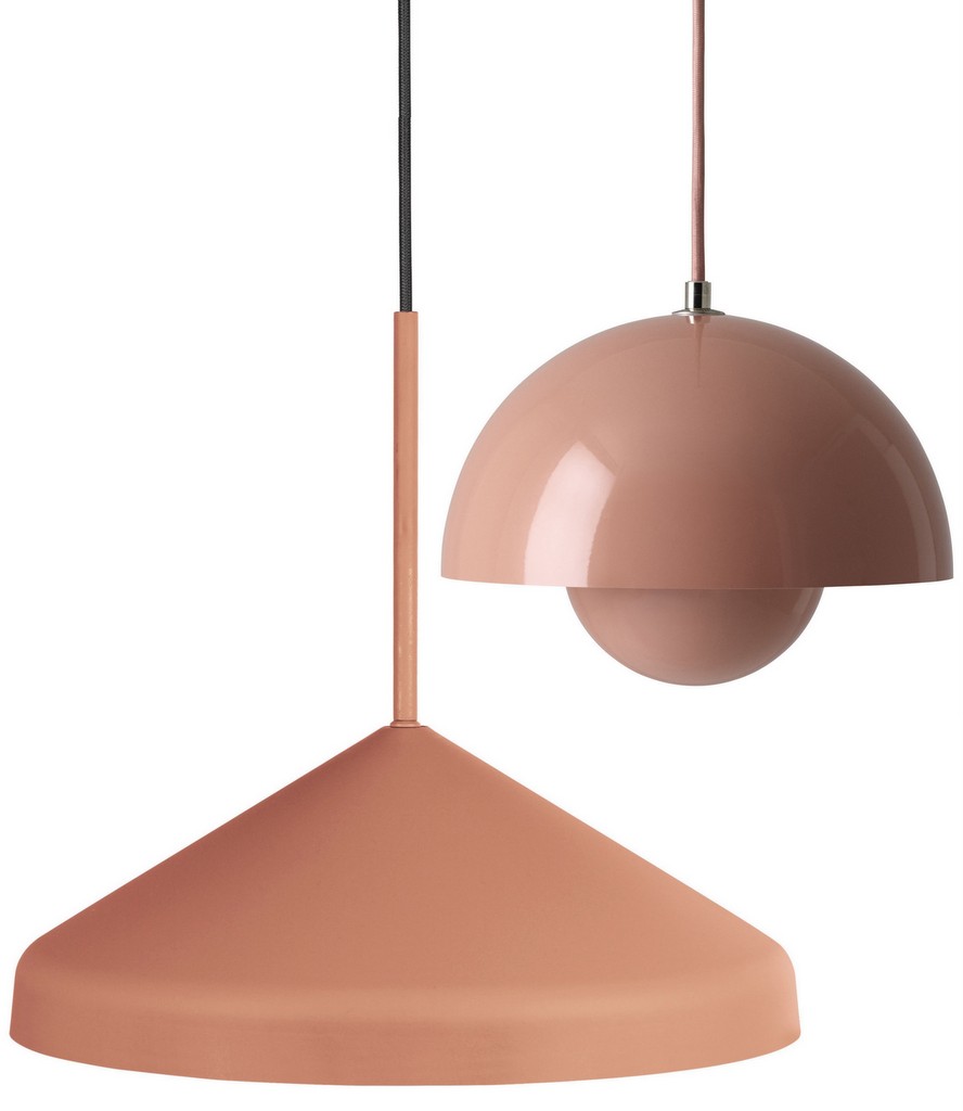 suspension rose terracotta