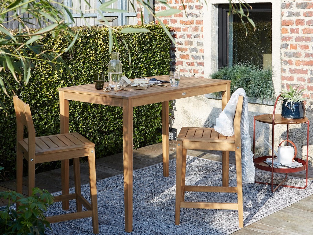 table haute jardin