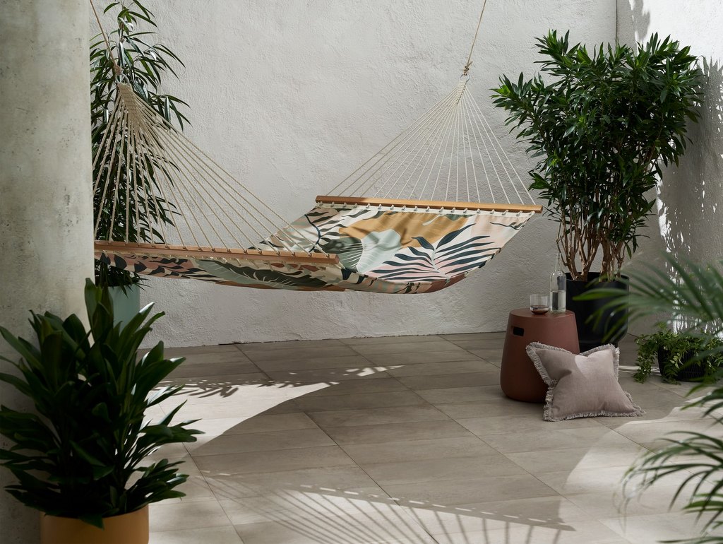terrasse avec hamac