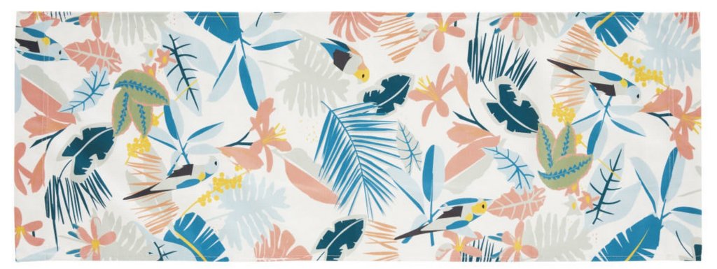 toile de transat imprimé tropical