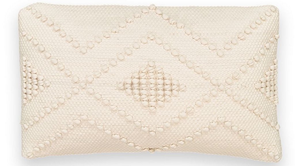 coussin écru bohème