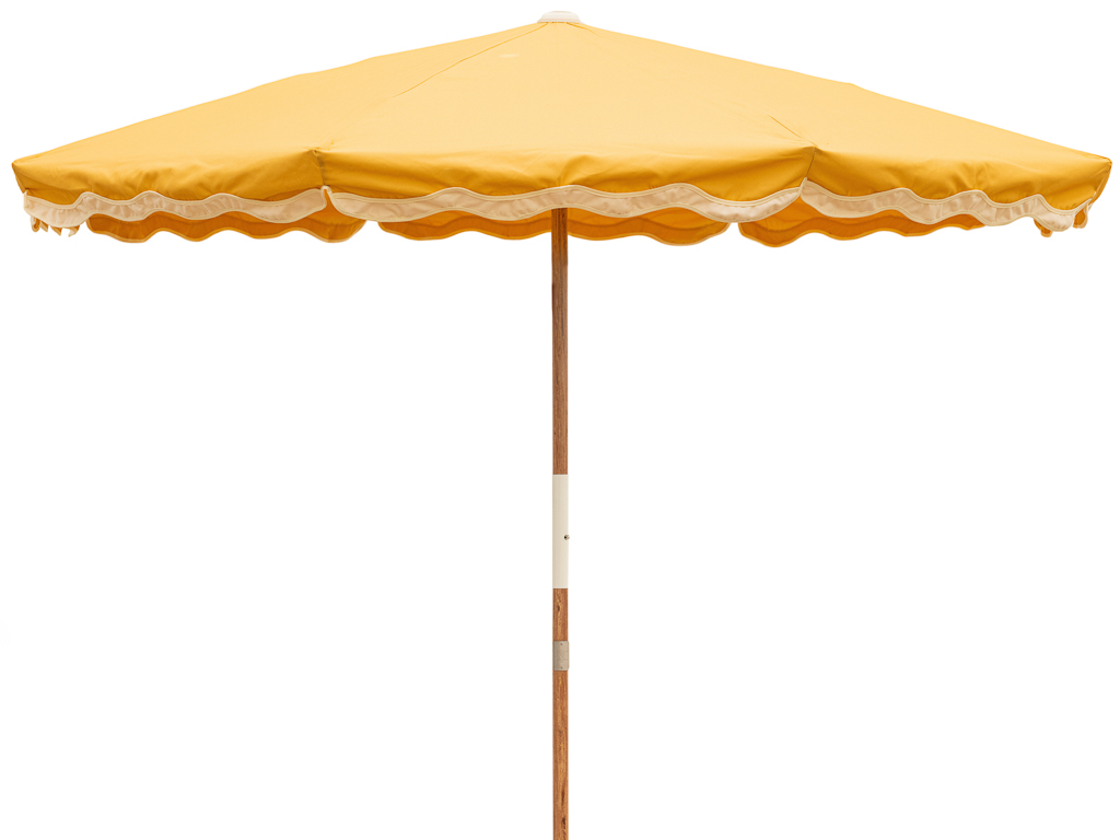 parasol vintage jaune
