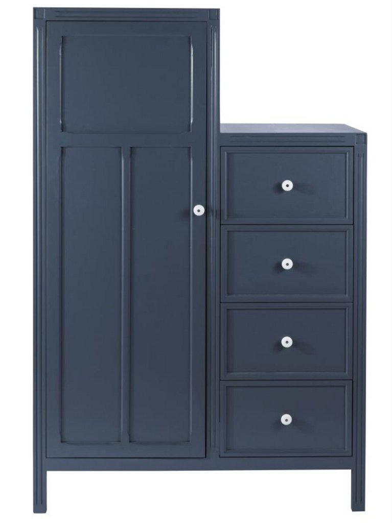 armoire enfant bleu marine