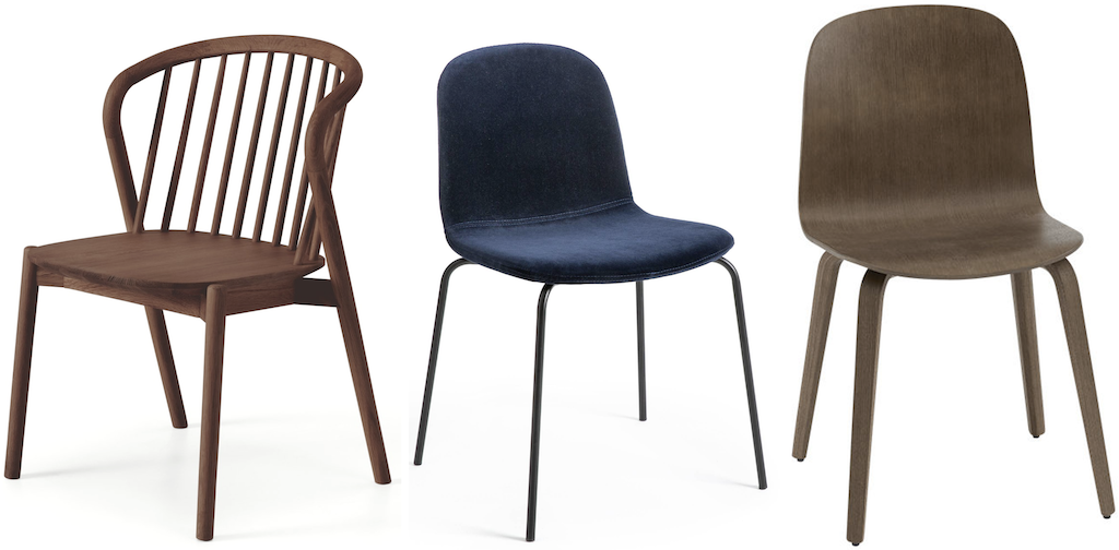 chaises dépareillées design