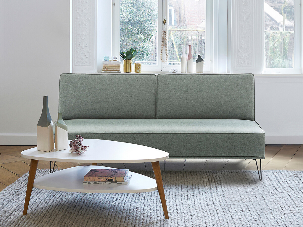 canapé clic clac vert sauge