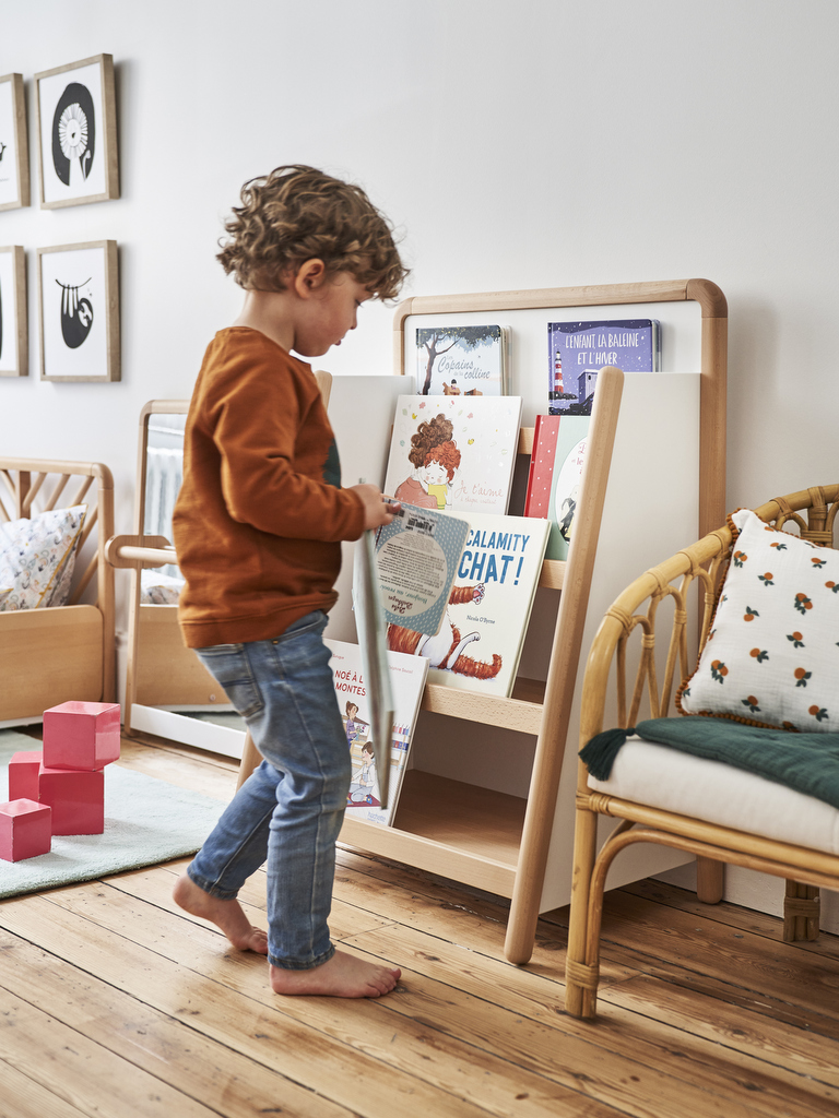 étagère à livres montessori la redoute