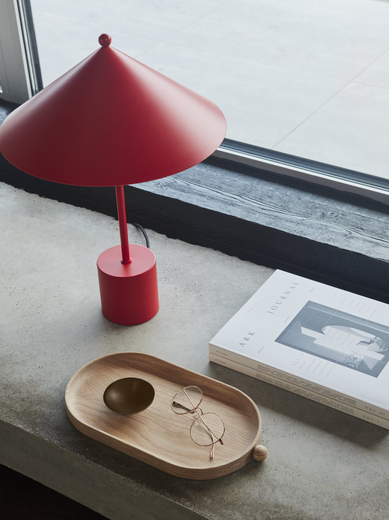 lampe de table rouge