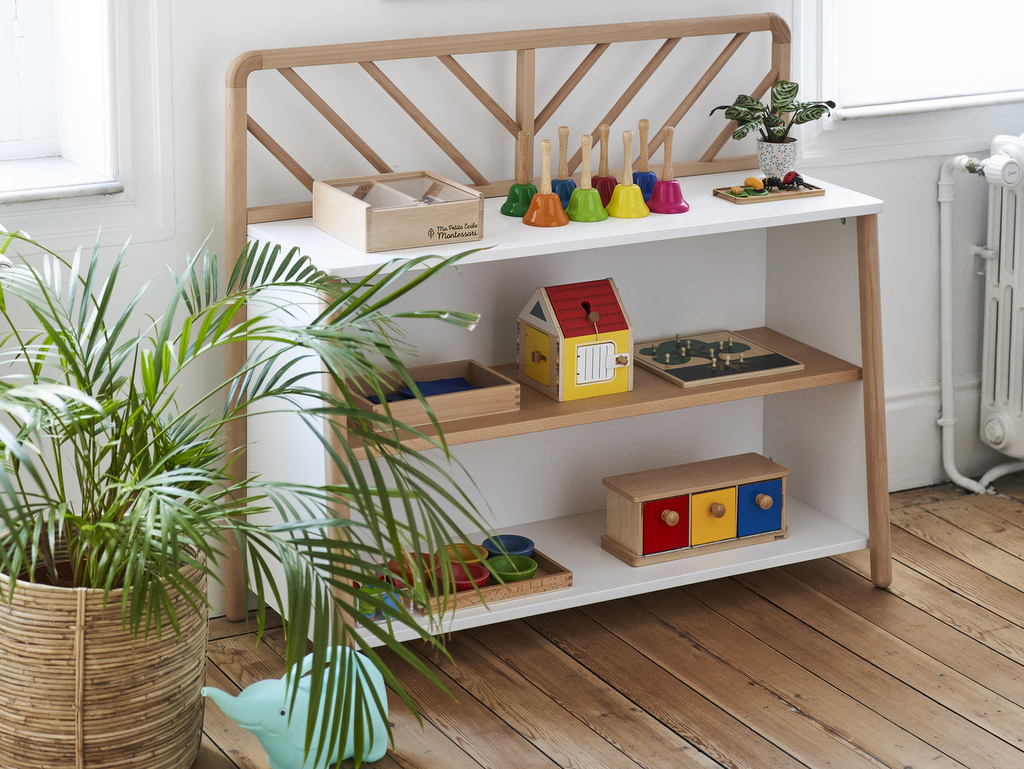 etagère montessori rangement 