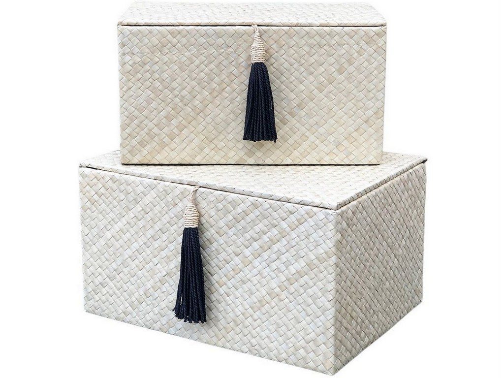 boîtes de rangement en fibres