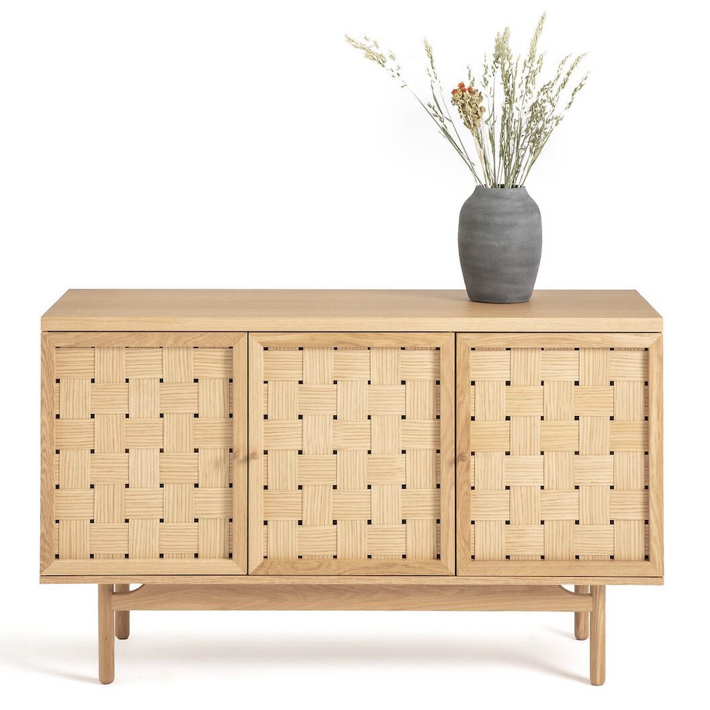buffet portes en tressage