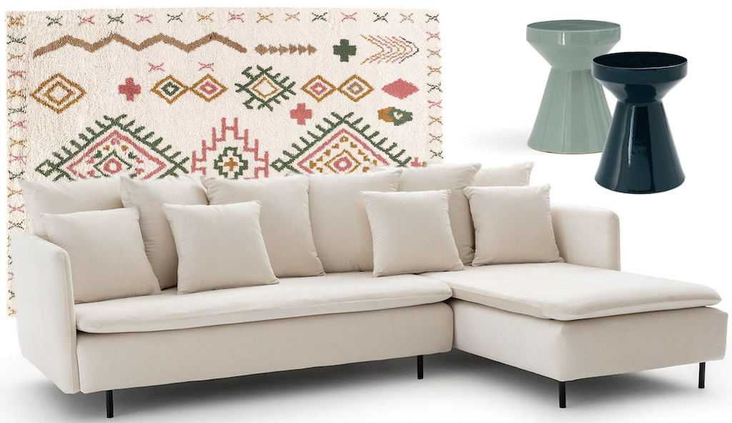 déco salon bohème chic
