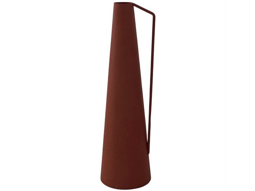 vase à anse rouge