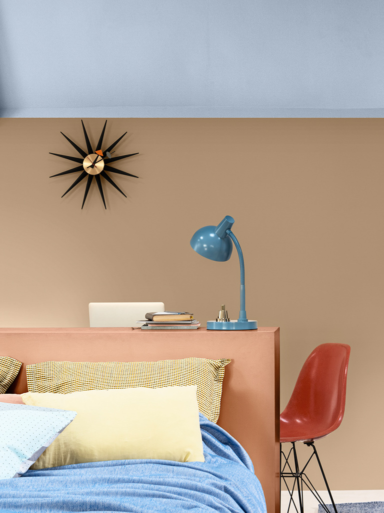 chambre multicolore