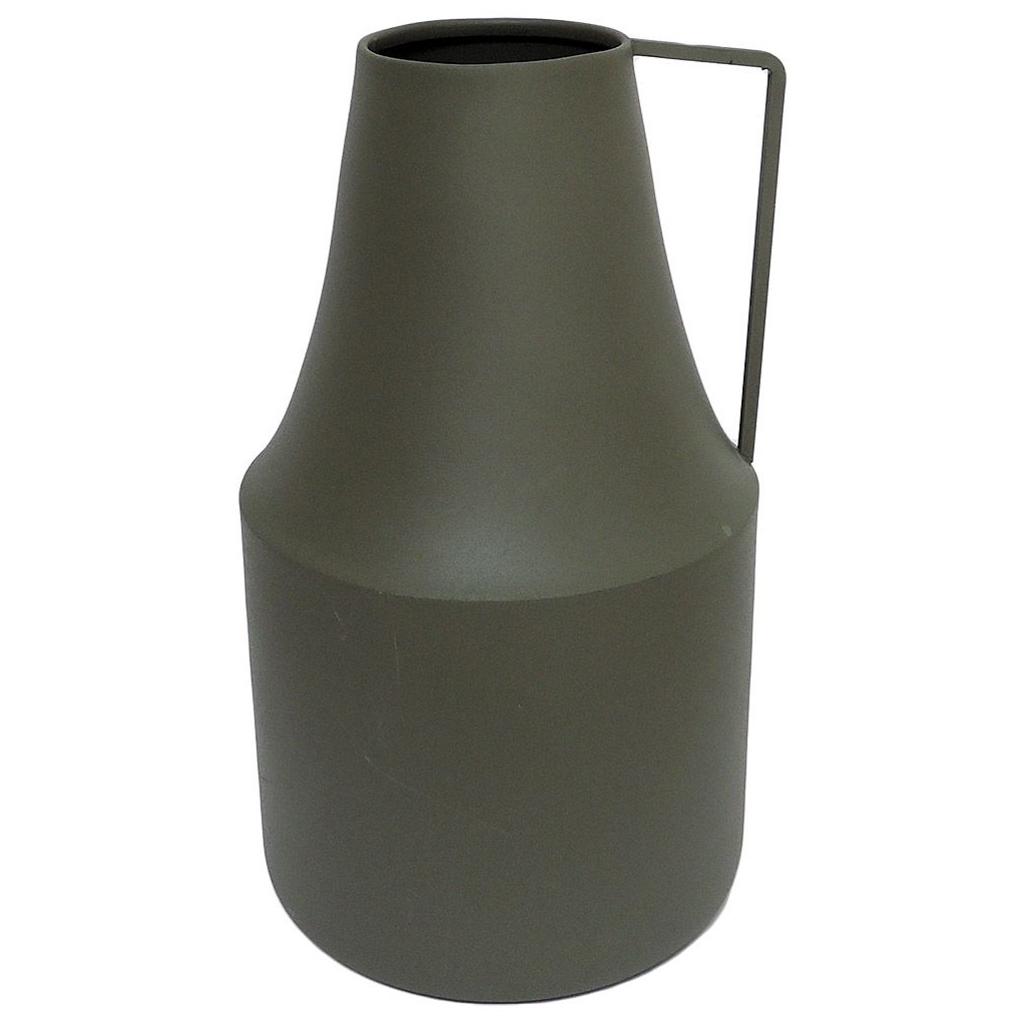 vase à anse kaki