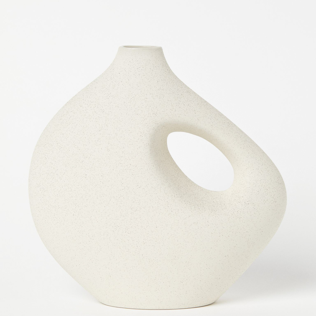 vase en céramique blanche