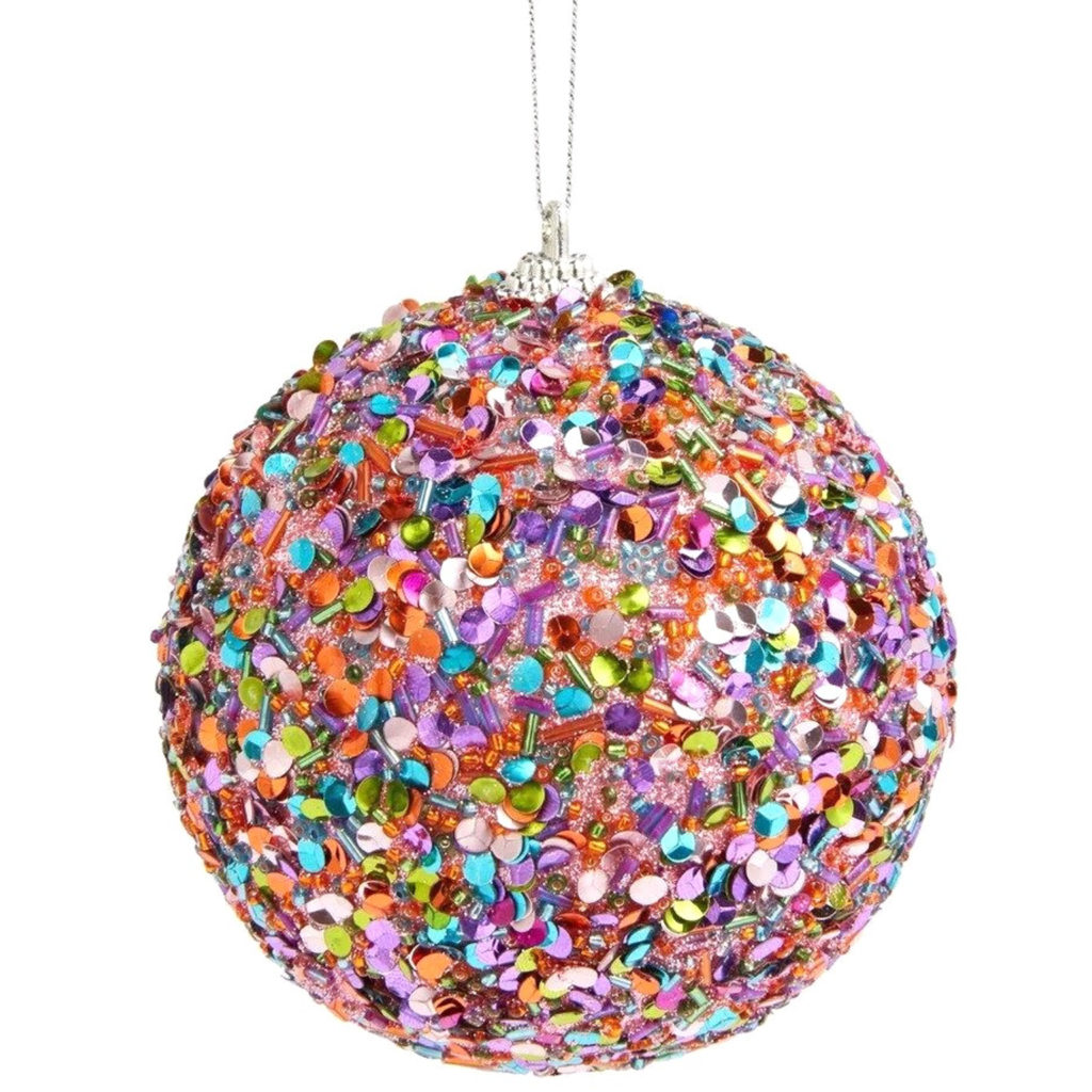 boule denoël multicolore