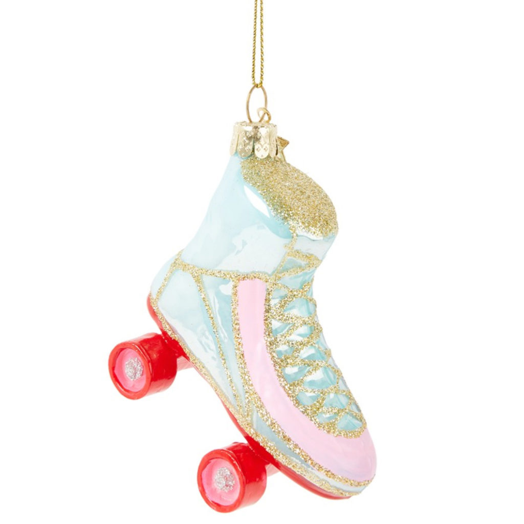boule de noël patin à roulettes