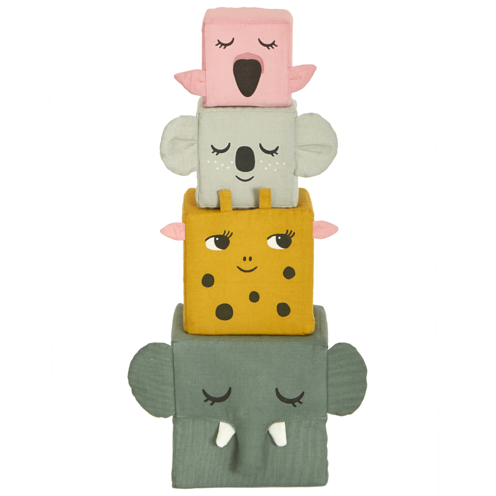 cubes animaux de jungle