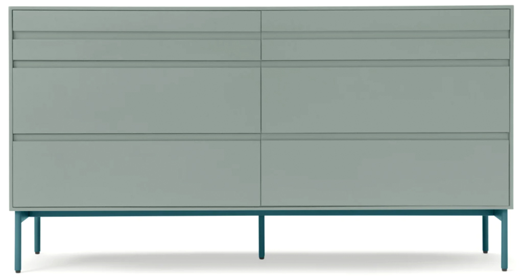 commode vert sauge