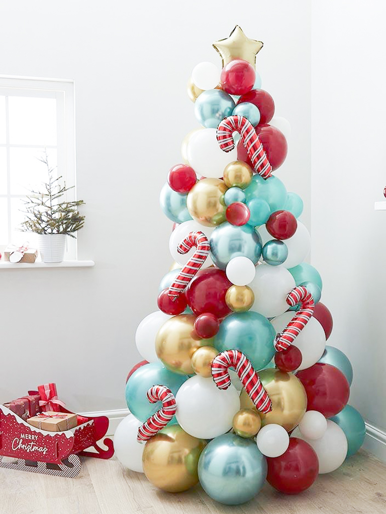 sapin en ballons
