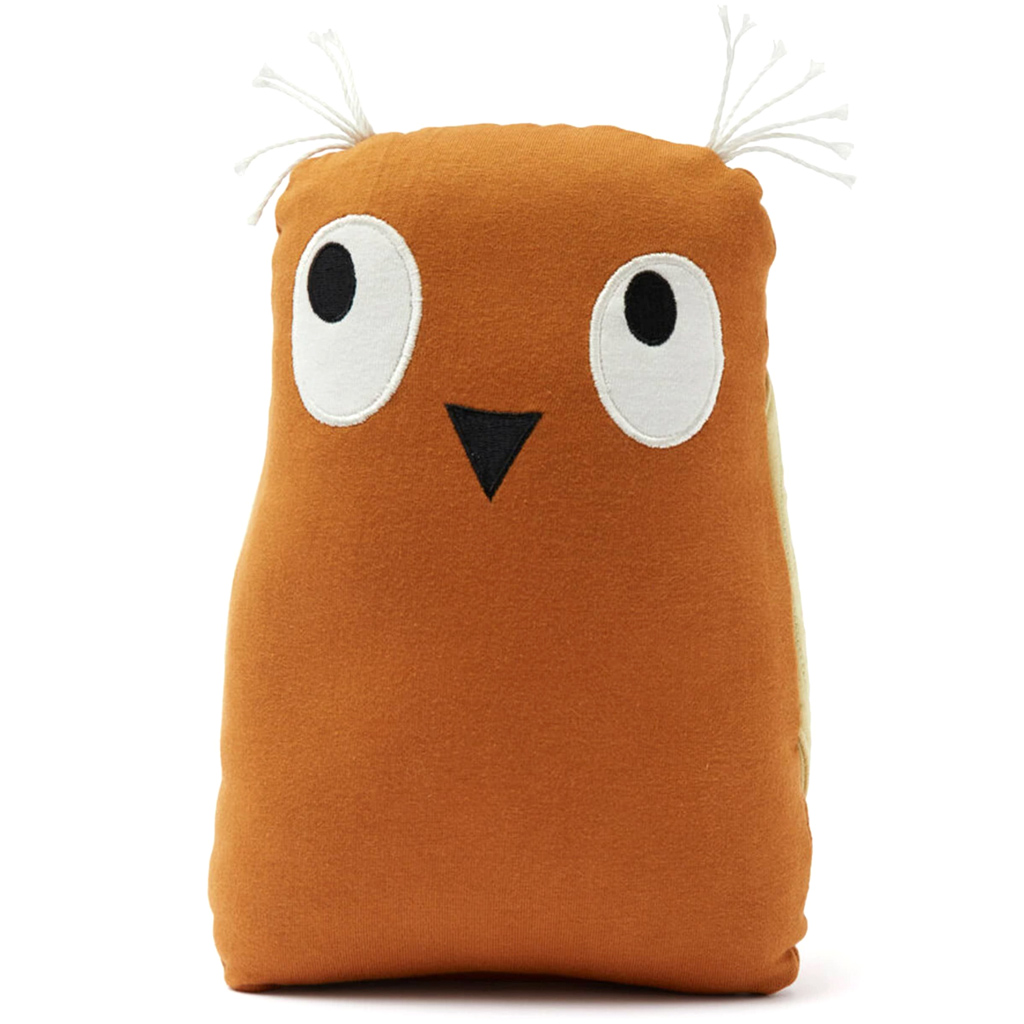 doudou hibou terracotta