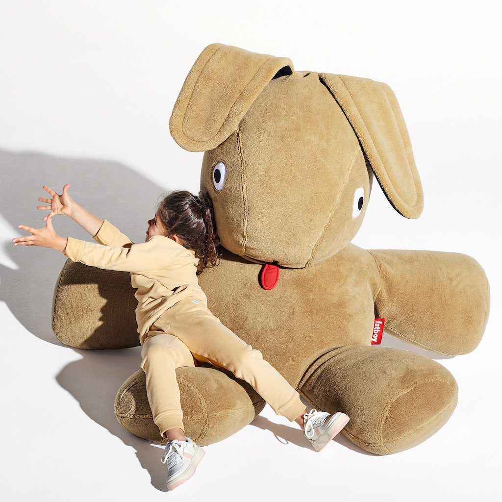 pouf lapin géant enfant