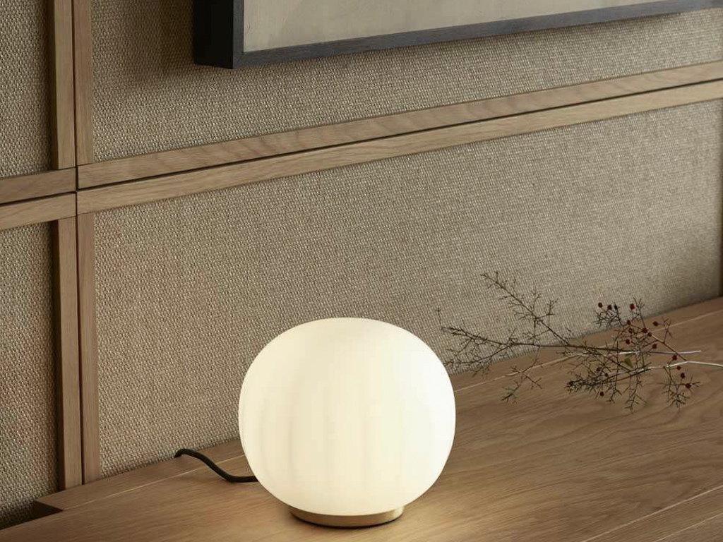 lampe ronde opaline