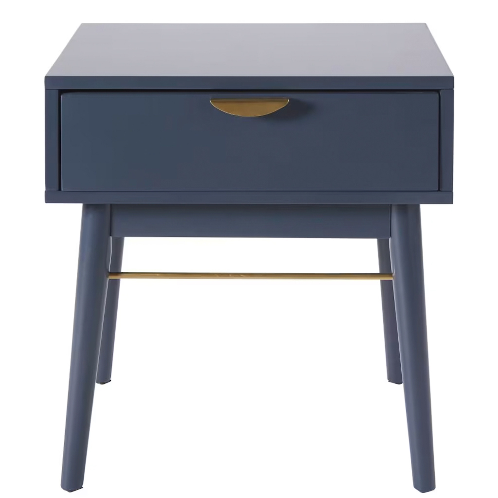 table de chevet bleu marine