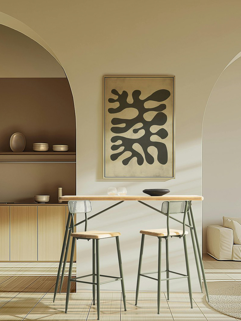 ensemble table haute et chaises de bar