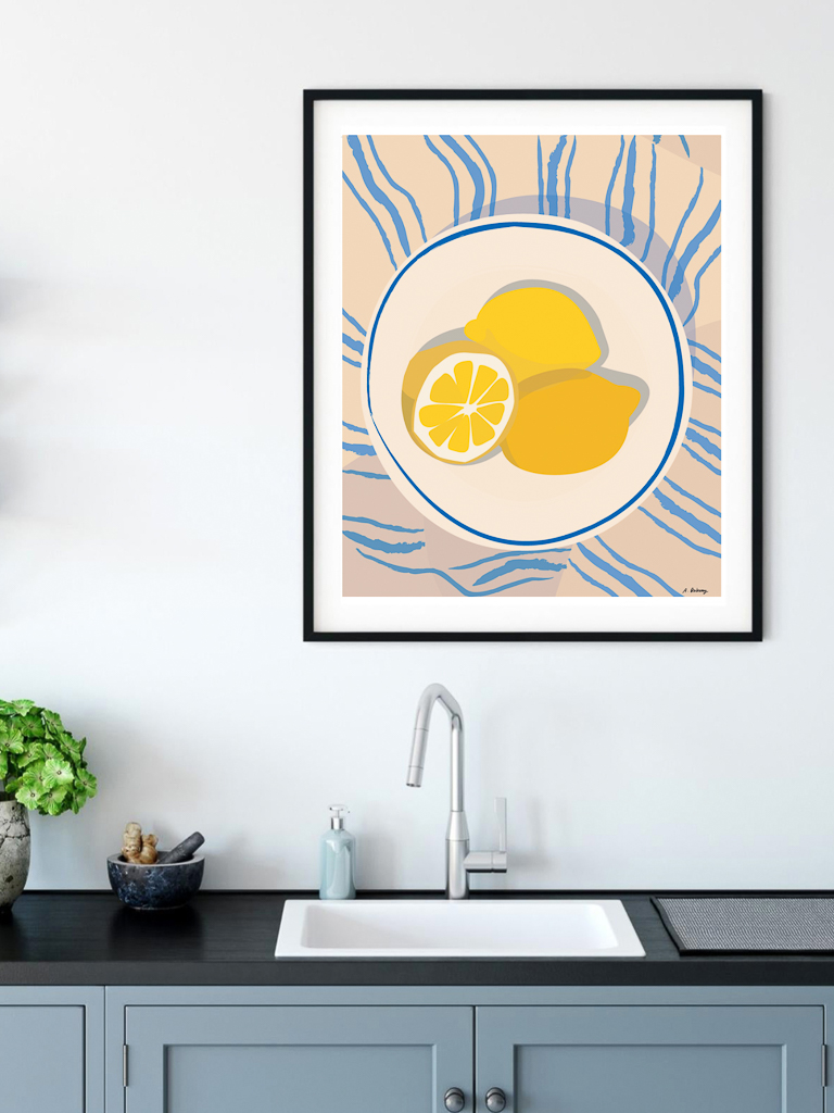 affiche de cuisine moderne