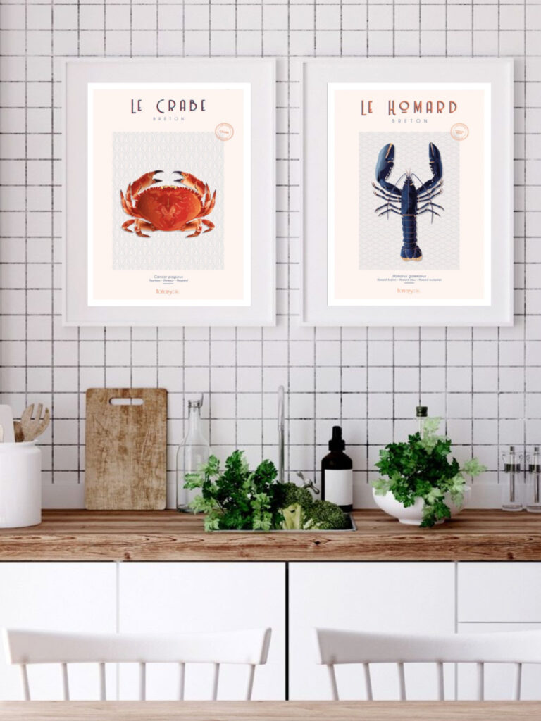 affiche de cuisine moderne