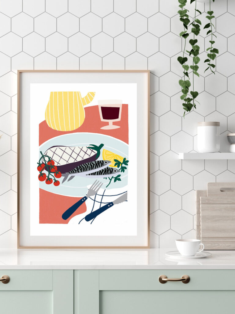 affiche cuisine moderne