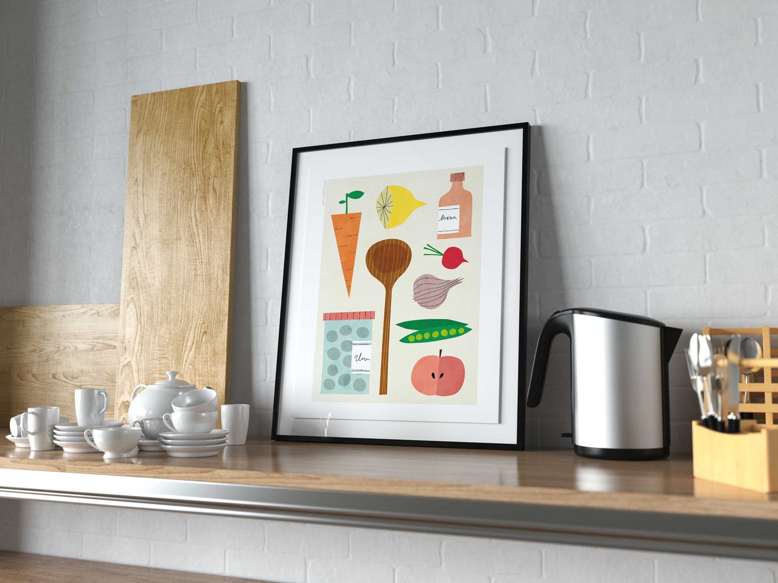 affiche cuisine scandinave