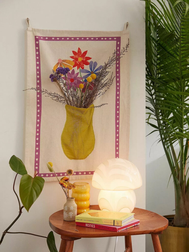 décoration murale vase