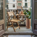 table de balcon rabattable en bois
