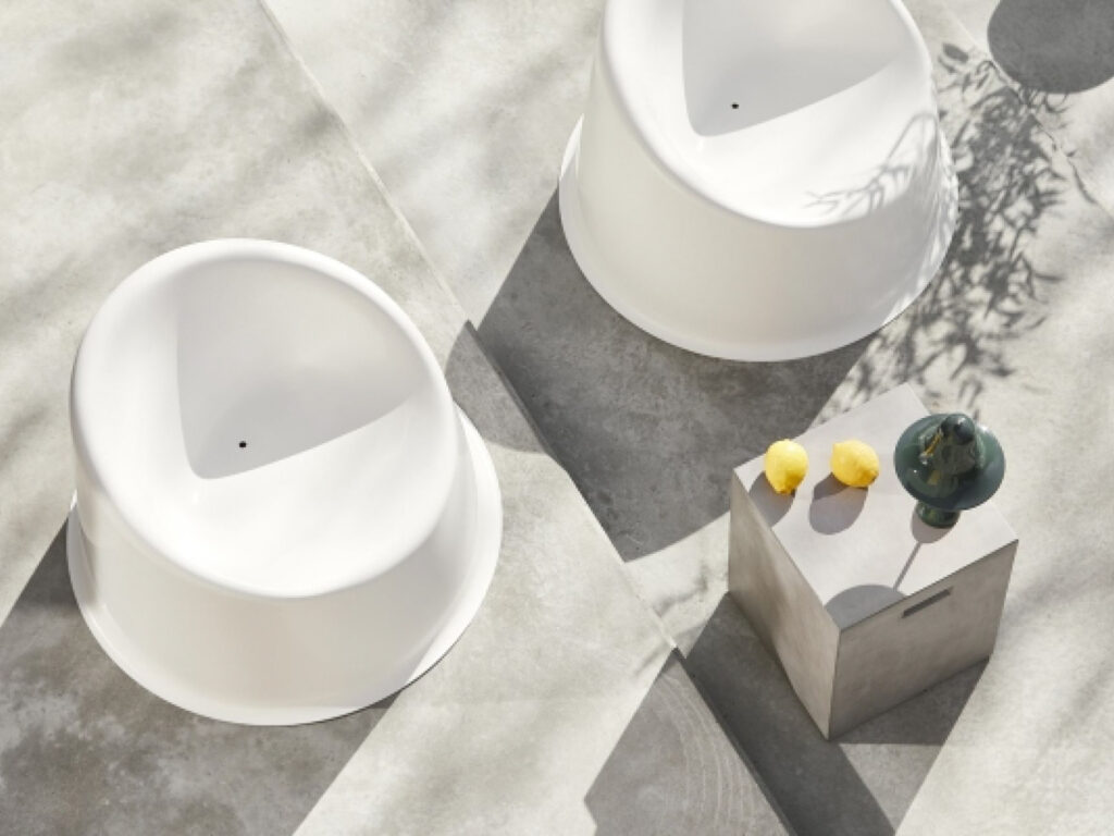 fauteuil panto pop blanc