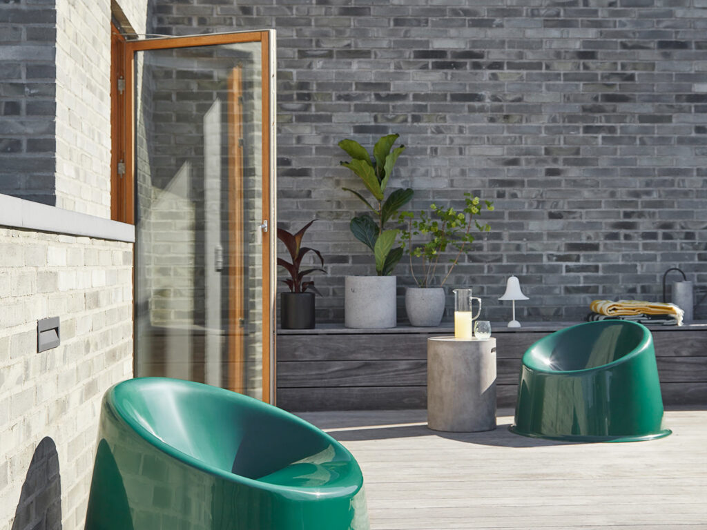 fauteuil de jardin Panto pop vert