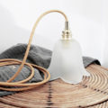 baladeuse en verre vintage
